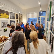 Ausstellung vom Verein Salz in der Suppe mit dem Titel animalisch bei Joss Toledo Art Gallery beim Römerhof in Zürich.