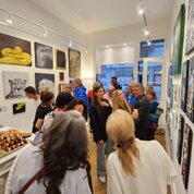 Ausstellung vom Verein Salz in der Suppe mit dem Titel animalisch bei Joss Toledo Art Gallery beim Römerhof in Zürich.